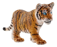 Braunes Spielzeugtigerjunges aus Kunststoff, 4 cm...