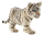 Realistische Schleich Spielfigur eines weißen Tigerjunges, 3,2 cm groß und detailgetreu gestaltet.