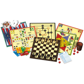 Große Spielesammlung in Premium-Edition mit über 100 Spielmöglichkeiten und hochwertiger Verarbeitung.