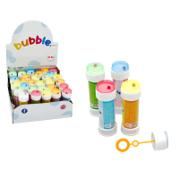 Seifenblasen mit Geduldspiel mehrfarbig 60ml 4fach sortiert