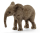Miniatur des afrikanischen Elefantenbabys von Schleich, 5,5 cm groß, realistische Details und hochwertige Verarbeitung.