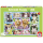 Buntes Puzzle mit 200 Teilen und niedlichem Welpen-Motiv.
