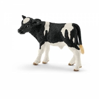 Schwarzbuntes Schleich Farm World Kalb mit einer...
