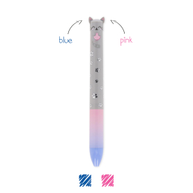 Legami 2-Farb-Kugelschreiber Click&Clack Kitty