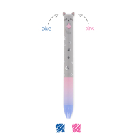 Legami 2-Farb-Kugelschreiber Click&Clack Kitty