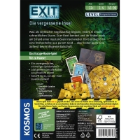 Rätselspiel Exit - Die vergessene Insel mit kniffligen Aufgaben und spannendem Abenteuer-Feeling.