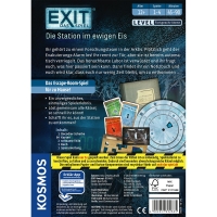 Abenteuerliches Strategiespiel Exit - Die Station im ewigen Eis mit spannendem Rätselspaß im eisigen Setting.