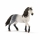 Brauner Schleich Andalusier-Hengst 11,1 cm groß mit detailliertem Design und handbemalter Qualität.