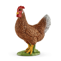 Braune Schleich Henne aus der Farm World Serie mit...
