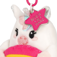 Legami Plüsch-Schlüsselanhänger Super Soft! Tiny Unicorn