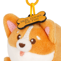 Legami Plüsch-Schlüsselanhänger Super Soft! Tiny Corgi