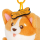 Legami Plüsch-Schlüsselanhänger Super Soft! Tiny Corgi