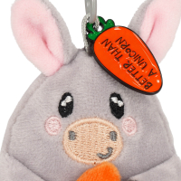 Legami Plüsch-Schlüsselanhänger Super Soft! Tiny Donkey