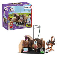 Pferdepflege-Set von Schleich Horse Club mit Waschplatz,...