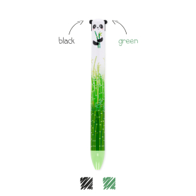 Legami 2-Farb-Kugelschreiber Click&Clack Panda