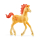 Pastellfarbenes Schleich Bayala Einhorn mit funkelnden Pfirsichringen und detailreicher Mähne.