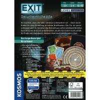 Exit - Die unheimliche Villa: Escape Room Spiel mit kniffligen Rätseln in einem mysteriösen Setting.