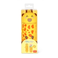 Legami Federmäppchen 2in1 Kawaii Giraffe Silikon