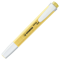 Pastellgelber Textmarker mit ergonomischem Griff und...