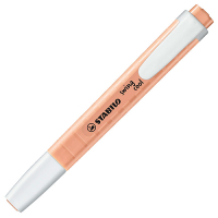 Pastellfarbener Textmarker Swing Cool in Pfirsich mit...