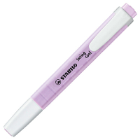 Lila Textmarker mit cooler Swing-Technologie und...