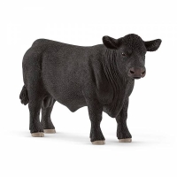 Schleich Farm World Black Angus Bulle, 7cm groß,...