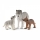 Schleich Wild Life Wolfsmutter mit Welpen, detailgetreue Spielfiguren aus Kunststoff.