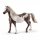 Brauner Schleich Horse Club Paint Horse Wallach aus Kunststoff in natürlicher Farbgebung.