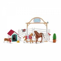 Braunes Pferde-Set aus der Schleich Horse Club Serie mit...