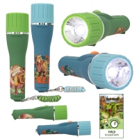 DEPESCHE DINO World Taschenlampe mit Timer 2fach sortiert