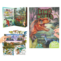 DEPESCHE DINO World Stickerbuch mit Puffy Stickern...