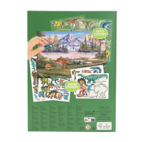 DEPESCHE DINO World Stickerbuch mit Puffy Stickern 1x18x24,5cm