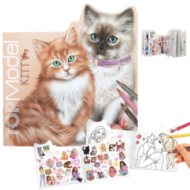 DEPESCHE TOPModel Malbuch KITTY and DOGGY Kitty