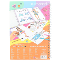 DEPESCHE TOPModel Malbuch-Set mit Stickern