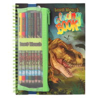 DEPESCHE DINO World Malbuch mit Buntstiften