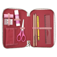 DEPESCHE TOPModel Federtasche 3fach Leoheart mit Schleifen