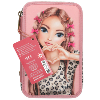 DEPESCHE TOPModel Federtasche 3fach Leoheart mit Schleifen