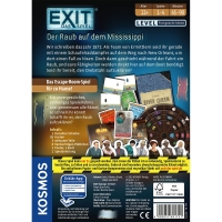 Exit - Das Spiel: Der Raub auf dem Mississippi. Kniffliges Escape Room Spiel für Zuhause mit spannender Geschichte und cleveren Rätseln.