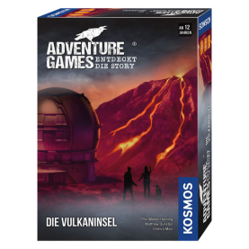 Spannendes Brettspiel Kosmos Adventure Games: Die Vulkaninsel mit packendem Abenteuer für die ganze Familie.