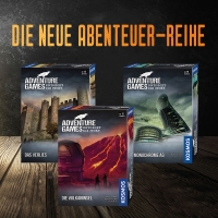 Spannendes Brettspiel Kosmos Adventure Games: Die Vulkaninsel mit packendem Abenteuer für die ganze Familie