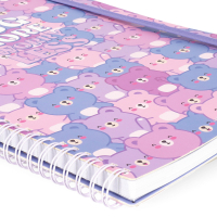 Liniertes Notizbuch -Maxi - Spiralbindung - A4-Format - Teddy Bear
