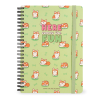 Liniertes Notizbuch -Maxi - Spiralbindung - A4-Format -...