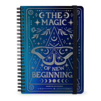 Liniertes Notizbuch -Maxi - Spiralbindung - A4-Format - Moth
