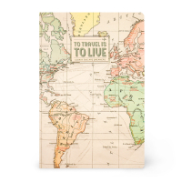 Liniertes Notizbuch - Medium - A5-Format - Map