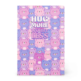 Liniertes Notizbuch - Medium - A5-Format - Teddy Bear