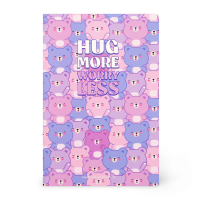 Liniertes Notizbuch - Medium - A5-Format - Teddy Bear