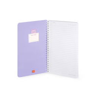 Liniertes Notizbuch - Large - Spiralbindung - A5-Format -...