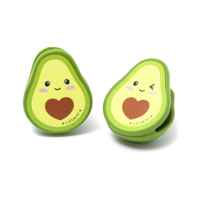 Set mit Verschlussklammern - Avocado