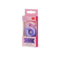 Tortenkerze - Happy Birthday Candle - Pink - 6