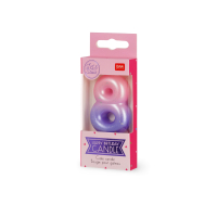 Tortenkerze - Happy Birthday Candle - Pink - 8